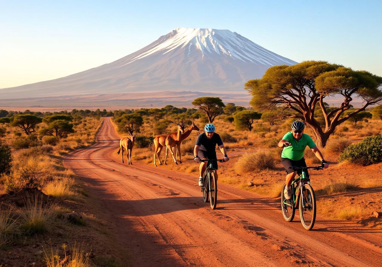 5 Days West Kilimanjaro Cycling Safari